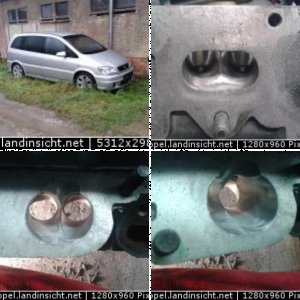 mein Zafira A OPC  im Zusammenbau